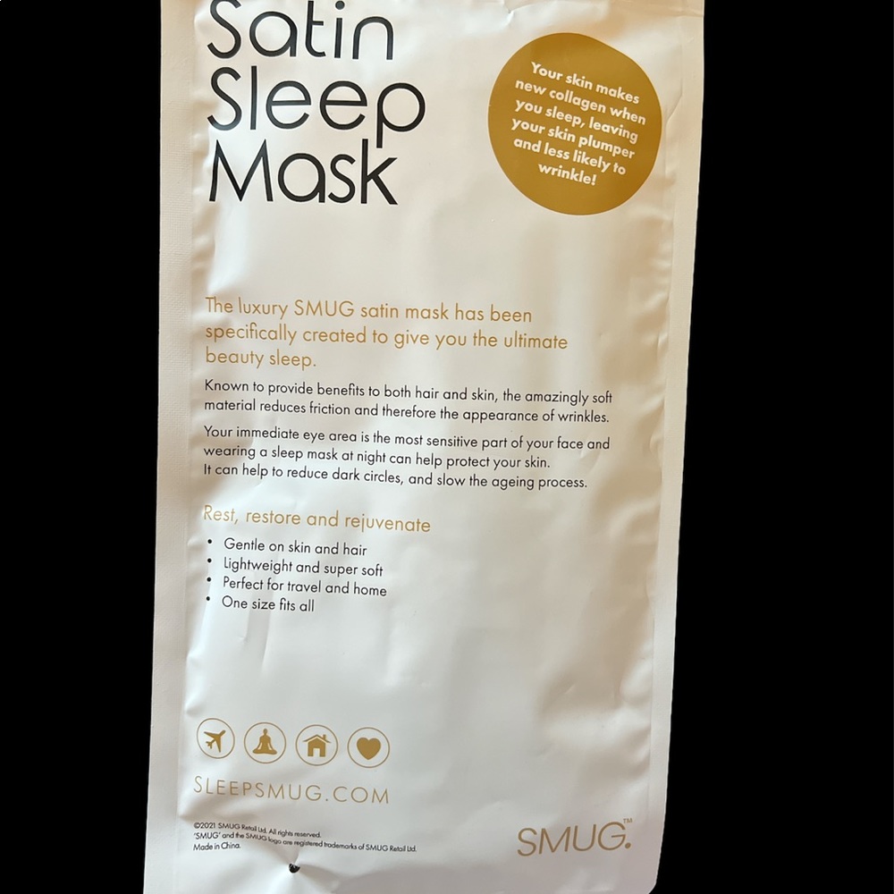 Satin Sleep Mask by SMUG - Picture 3 of 6